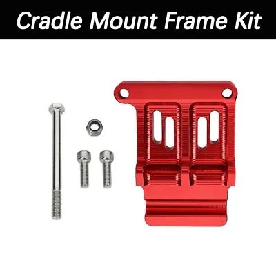 For Honda CRF110 2013-2023 Cradle Kit Mount Frame Bracket Rear Peg Pit Bike Red • $152.84