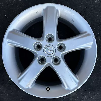 2002 2003 02 03 Mazda Protege 16  Silver Aluminum Wheel Rim Oem Factory A5 • $169.99