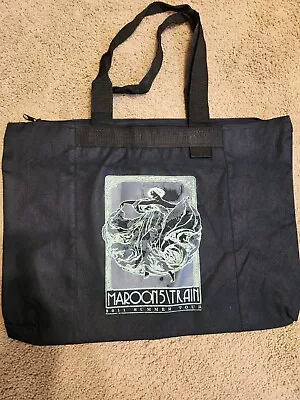 Maroon 5 / Train Concert Tote Bag 2011 Summer Tour Merchandise 14” X 18 1/2” • $10