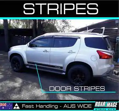 AM  Door Stripes Fit 2013-2020 Isuzu MU-X Decals Stickers Kit MUX  • $79