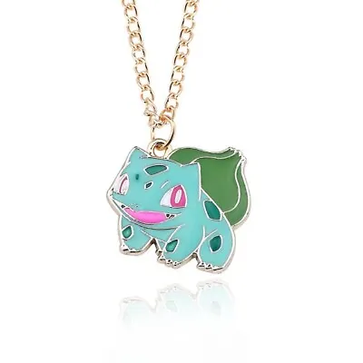 £3.99 • Buy Pokémon Bulbasaur Necklace Pendant Plated Chain