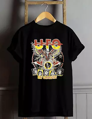 UFO Band Black T Shirt Cotton Men And Women Size S-4XL GIFL U1301 • $17.09