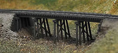 Blair Line 67 N Scale Wood Trestle Straight/Curved • $19.99