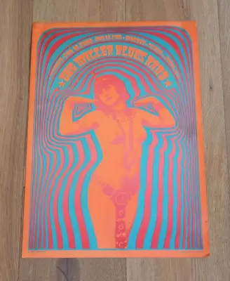1967 Miller Blues Band - Matrix Concert Poster Neon Rose Nr2-2 Moscoso Art • $329.99