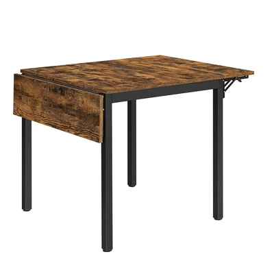 $199.95 • Buy Vasagle Folding Dining Table Drop Leaf Extendable Easy Assembly Brown