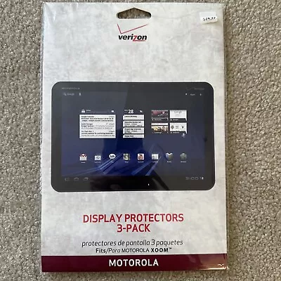 Motorola Xoom 3 Pack Screen Protectors NEW • $9.95