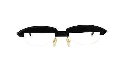 Unique German Designer Maske Beta Half Rim Mens Womens Black Tortoise Eyeglasses • $349