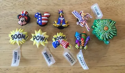 4th Of JULY DISNEY FIREWORKS LED BOOM ROCKETS AUTHENTIC JIBBITZ SHOE CHARM • $20