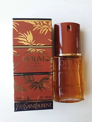 Vintage Yves Saint Laurent Opium Eau De Toilette 36ml Boxed Unsealed • £43.50