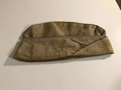 WWII US Army MEDICAL Corps Tan Overseas Garrison Cap Hat • $16.99