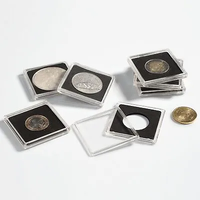 10 Lighthouse Square Coin Capsules Quadrum Sizes 14mm To 41mm 50 X 50 • £6.95