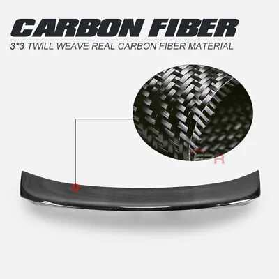 For BMW E46 3Series 2Door CSL Style Carbon Fiber Rear Trunk Spoiler Wing Lip • $353.81