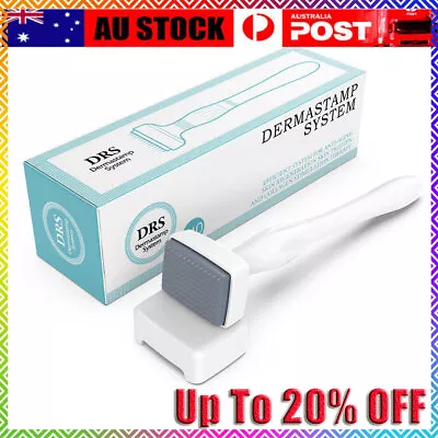 $14.79 • Buy Stainless Steel Needle Derma Roller Stamp Microneedle Skin Care Kit Anti Ageing