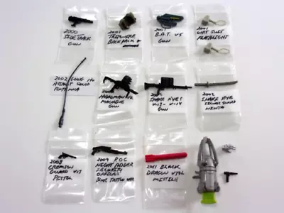 GI Joe 2000/2011 Vintage Accessories (U-Pick) Guns-Backpacks-Swords-Antenna-Pist • $3.95