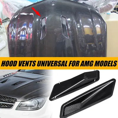 Gloss Bonnet Hood Vent Air Intake Scoop Duct For Mercedes W204 W212 W213 AMG C63 • $30.85