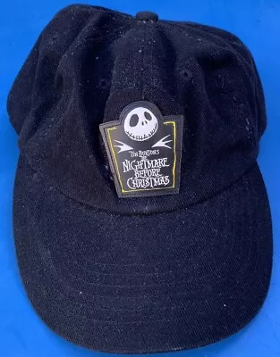 Vintage 1990s Tim Burtons Nightmare Before Christmas Movie Promo Cast Crew Hat • $50.99