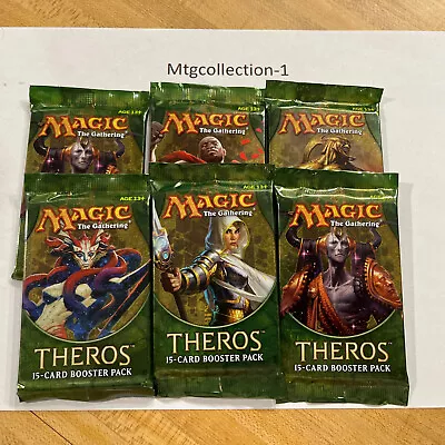 2X Theros Magic The Gathering MTG  Factory Sealed Booster Draft Set Of 6 • $40