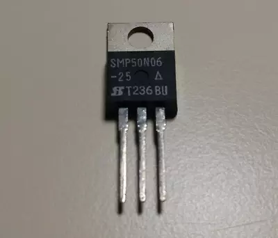 (1) SMP50N06-25 T0-220 Mosfet • $3.99