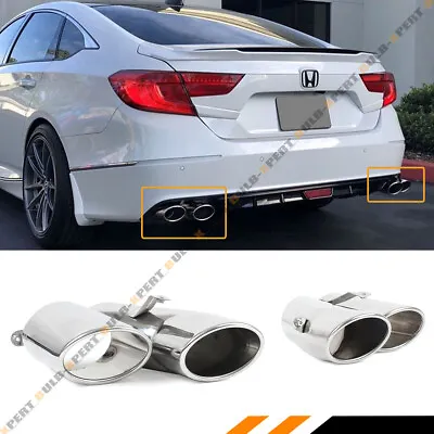 For 18-2022 Honda Accord Sport Touring Akasaka Quad Tip Muffler Exhaust Finisher • $114.99