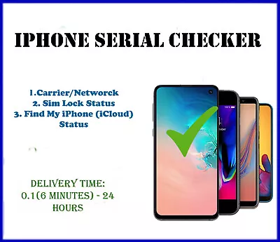 IPhone Info By Serial - Carrier & Sim Lock Status • $0.99