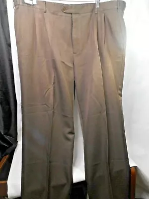 SAVANE Mens Dress Pants Slacks 44x30 Birch Color Comfort Plus Waistband W Cuffs  • $29.99