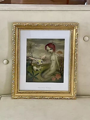 Mark Ryden Print The Last Rabbit In Gold Frame Bunnies And Bees Limited Edition • $45