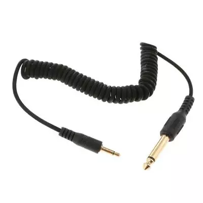 £6.34 • Buy 3.5mm To 6.35mm Male FLASH PC Sync Cable Spring Coiled Cable For FS350 FS520