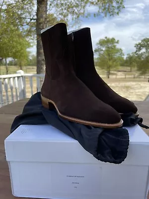 NIB $460 Story Et Fall 4.2 Western Salvador Boots Size 41.5 Like YSL Jonny 8.5 • $199.99