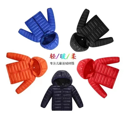 £18.66 • Buy Winter Boys Girls Kids Duck Down Snowsuit Hooded Warm Quilted Puffer Coat Jacket