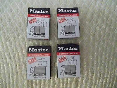 Master Lock Commercial Pad Lock No.3 -  New KEYED ALIKE- Lot Of 4 • $29.99