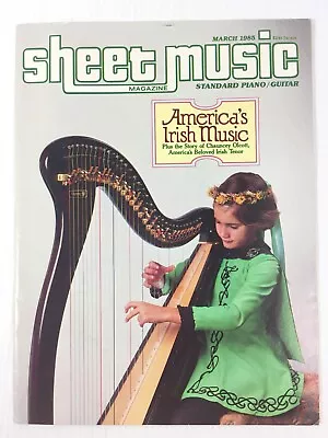 Vintage Sheet Music Magazine March 1985 Americas Irish Music History Songbook • $8.44