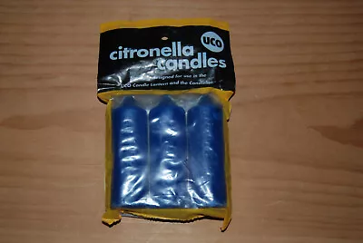 UCO Citronella Blue Candle 3 Pack - NEW SEALED • $15