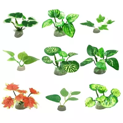 Fish Tanks Ornament Aquatic Plant Aquariums Saltwater Freshwater Landscape 10PCS • $20.15