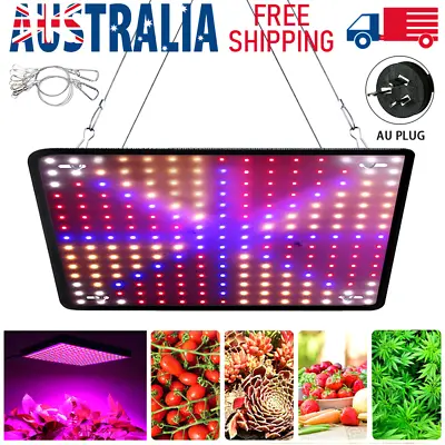 1-2x 2000W LED Grow Light Hydroponic Full Spectrum Indoor Veg Flower Plant Lamp • $27.33