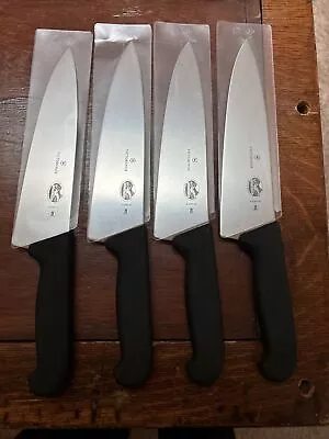 4 Victorinox Swiss Made Fibrox Pro Chef's Knives  8-Inch 5.2063.20 • $56