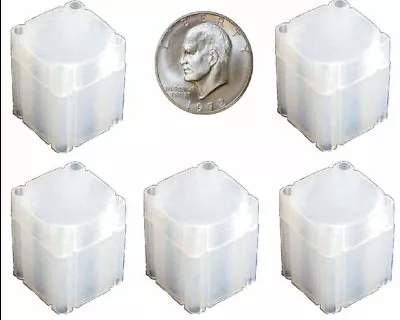 5 Pack Square Tubes Large Dollar Ike Peace Morgan  CP1006 • $5.95