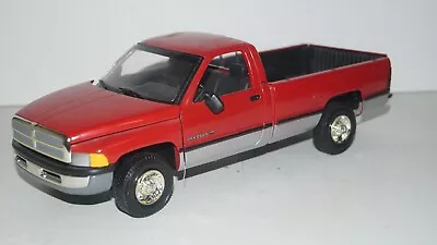 Ertl 1995 Dodge Ram 2500 V-10 Red Diecast Metal 1/18 Pickup Truck • $5.50