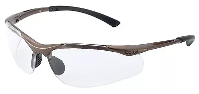 £12.19 • Buy Bolle Contour Clear Lens Safety Glasses Anti-scratch Anti-fog Anti-static +pouch