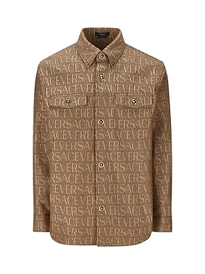 Versace Allover-print Shirt Jacket NEW • $790