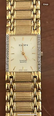 Elgin Diamond Quartz Vintage Ladies Watch • $8