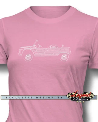 £24.23 • Buy Citroen Mehari T-Shirt For Women - Multiple Colors & Sizes - French Classic Car