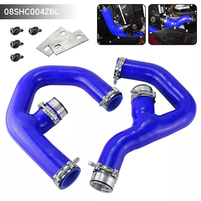 Silicone Turbo Intercooler Pipe Hose For Golf MK5 MK6 GTI 2.0 FSi W/Adapters BL • $128.99