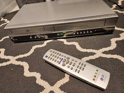 LG V271 Combo VCR DVD Player + Video Recorder + Remote - Heads Cleaned. VHS Play • $110