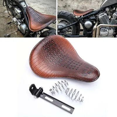 For Kawasaki Vulcan VN 500 750 800 900 Bobber Motorcycle Alligator Solo Seat • $69.29