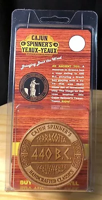 $28.95 • Buy CAJUN SPINNER'S Terracotta 440 B.C. Lasered Wood Yeaux-Yeaux (Yo-Yo)