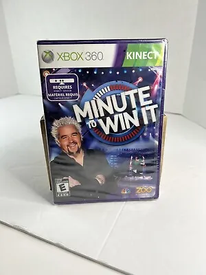 Minute To Win It (Microsoft Xbox 360 2011) Sealed Kinect Game • $11.72