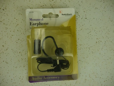 $25 • Buy Radio Shack Monaural Earphone 33-179 Nos