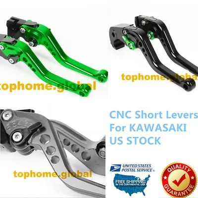 For Kawasaki Ninja 250/300/650/1000 Z125 ZX6R Z1000 Z750R Clutch Brake Levers US • $29.36