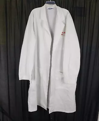 Vintage Landau Dr. Lab Coat White Mens 42 Stephen G Peck Pediatrics Embroidered • $129.99