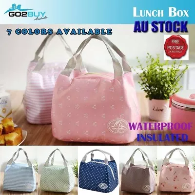 $7.95 • Buy Portable Insulated Thermal Cooler Lunch Box Carry Tote Picnic Case Storage Bag